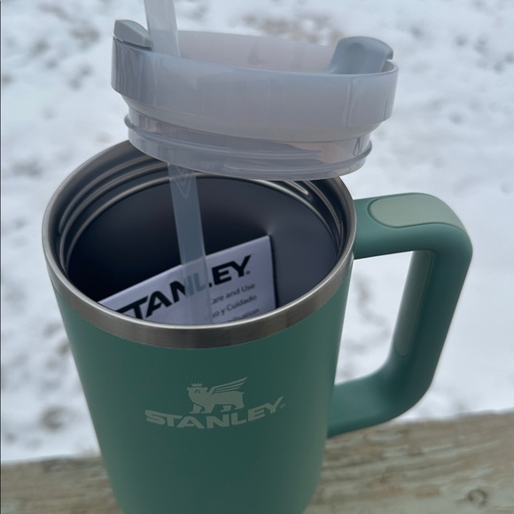 Stanley Quencher 2.0 Eucalyptus Insulated 40oz Tumbler. Personalized w/ Jen - Picture 4 of 8
